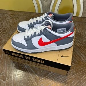Nike Dunk Low Next Nature Smoke Grey Light Crimson (GS)